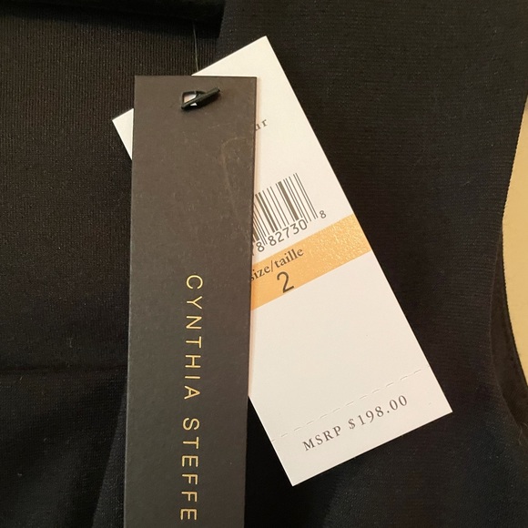 Cynthia Steffe B/W peplum dress - Picture 4 of 6